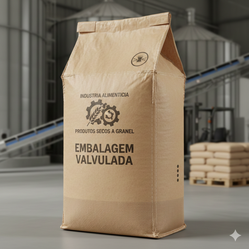 Benefícios da Embalagem em Saco Valvulado para Indústrias de Produtos Secos a Granel